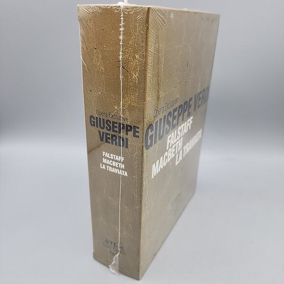 Opera Exclusive Giuseppe Verdi Falstaff Macbeth La Traviata TDK Gold Edition New - Picture 4 of 12